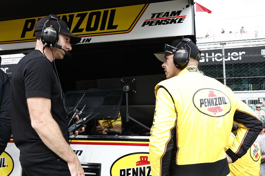 Simon Pagenaud and Scott McLaughlin